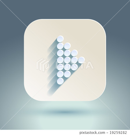 Arrow sign icon set. 19259282