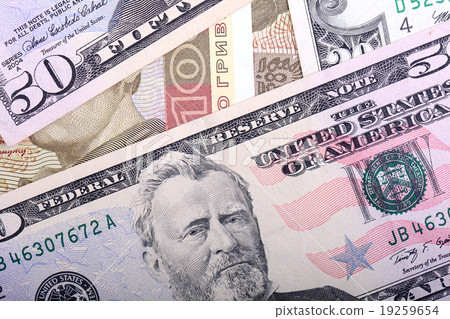 Ukrainian hryvnia and the american dollars Ukrainian hryvnia and the american dollars 19259654