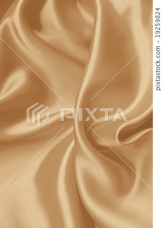 Smooth elegant golden silk as background 19259824