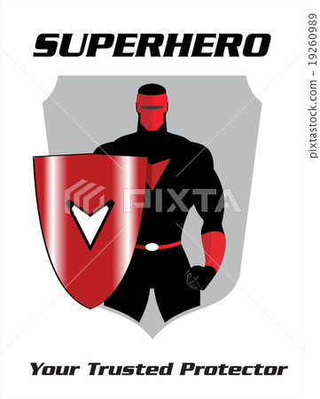 superhero. superhero with the shield superhero. superhero with the shield 19260989