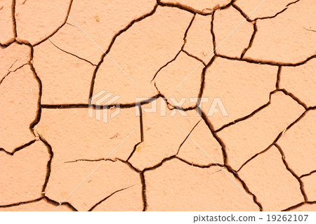 cracked soil ground, drought land , close-up 19262107