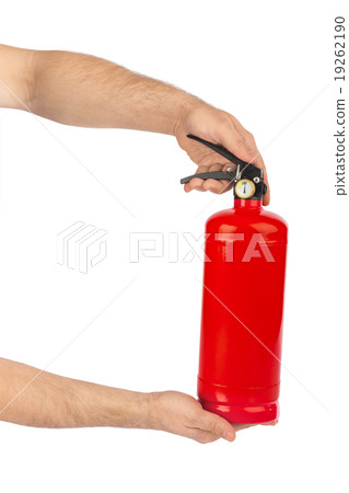 Hands with fire extinguisher 19262190