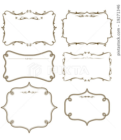 frame, gold, set 19271346