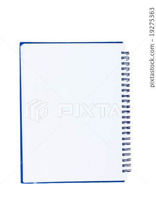 blank notebook isolate on white background 19275363