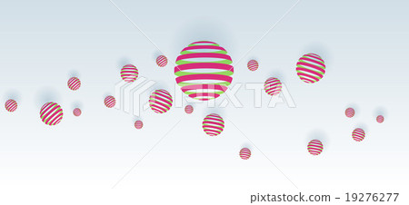 Pink balls abstract on white background Pink balls abstract on white background 19276277
