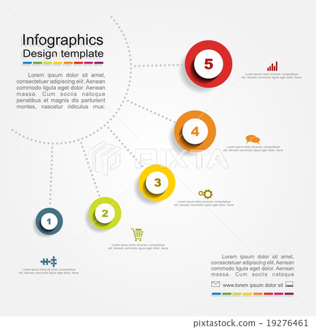 Infographic design template. Vector illustration. 19276461