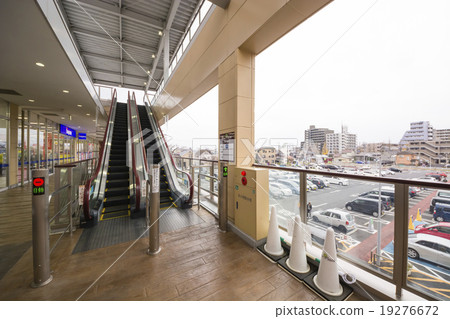 Supermarket escalator Supermarket escalator 19276672