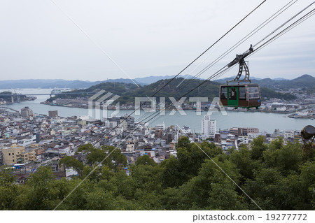 Senkoji Ropeway and Onomichi city area 19277772