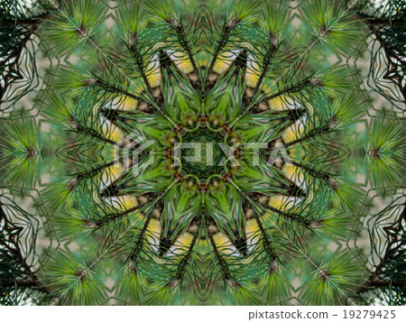 Green abstract kaleidoscope background Green abstract kaleidoscope background 19279425