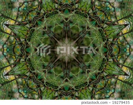 Green abstract kaleidoscope background Green abstract kaleidoscope background 19279435