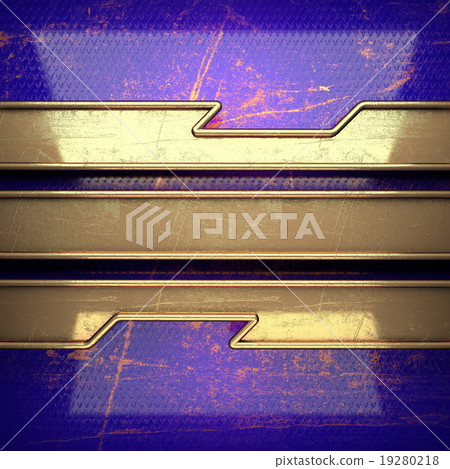 golden background painted in blue 19280218
