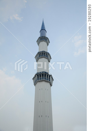 Minaret. Sultan Salahuddin Abdul Aziz Shah Mosque  19280293