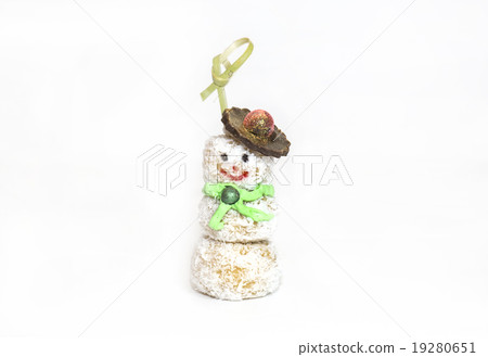 Christmas dessert canapes with cream and chocolate Christmas dessert canapes with cream and chocolate 19280651