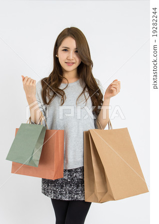 購物女性 19282244