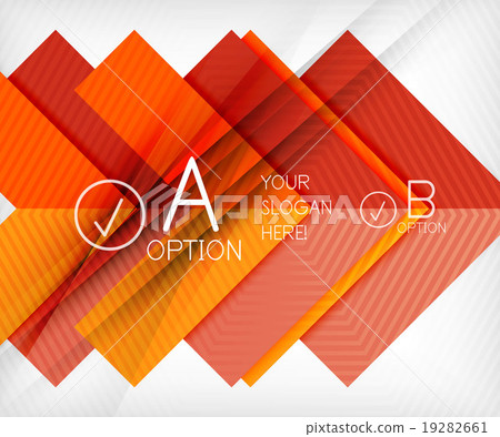 Geometric shapes with option elements. Infographic Geometric shapes with option elements. Infographic 19282661