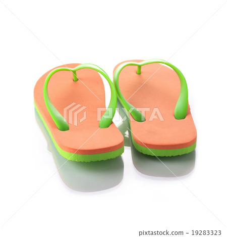 Orange slippers 19283323