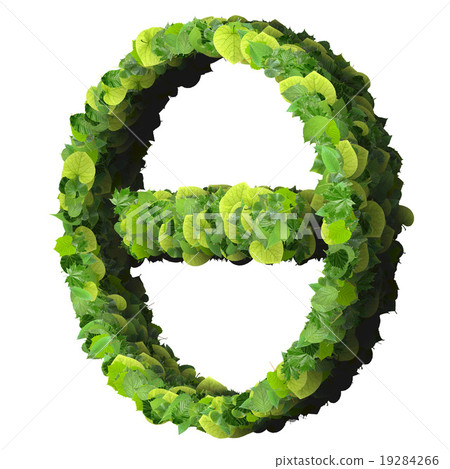 Media control minus made from green leaves 19284266