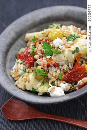 Spelled Wheat Salad 19284735