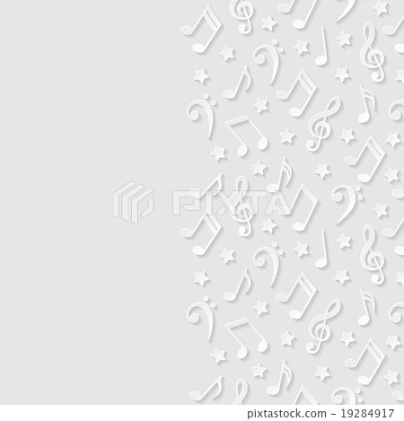 Abstract background with musical notes 19284917