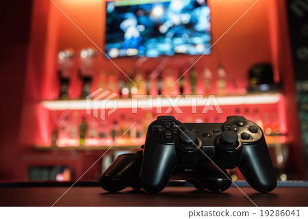 Video games at bar Video games at bar 19286041