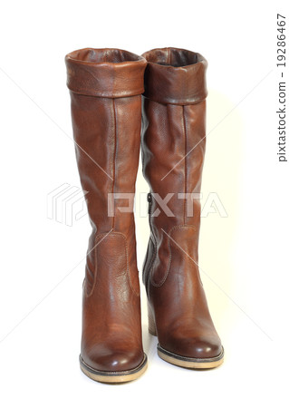 female brown leather shoes 19286467