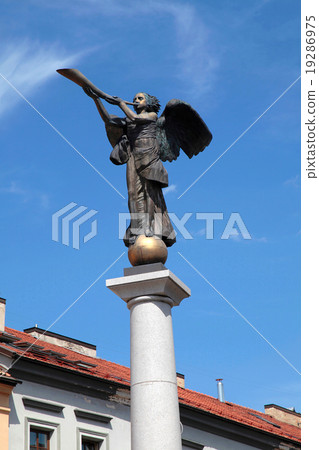 Statue of an angel at Uzupio, Vilnius, Lithuania. 19286975