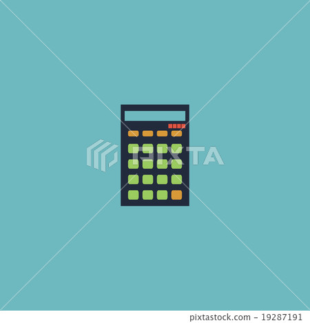 vector calculator icon vector calculator icon 19287191