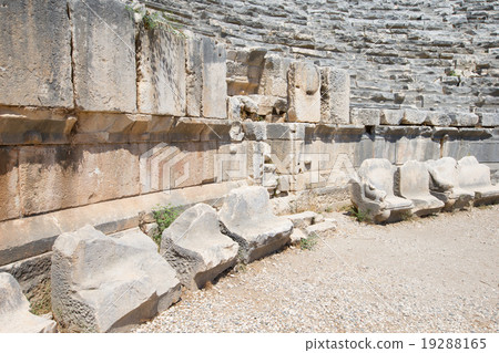 Ancient amphitheater in Myra, Turkey 19288165