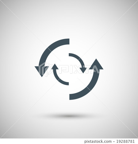 Blue vector arrow Blue vector arrow 19288781