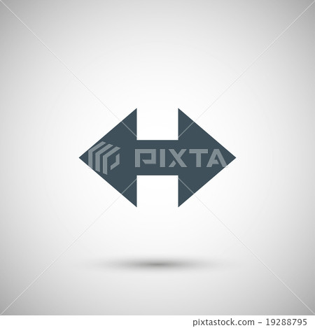 Blue vector arrow 19288795