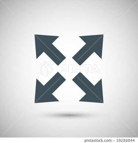 Four blue vector arrow 19288844