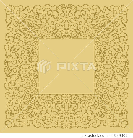 Wedding invitation card template 19293091