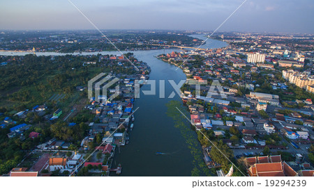 aerial view of klong lad kredlandmark bangkok 19294239