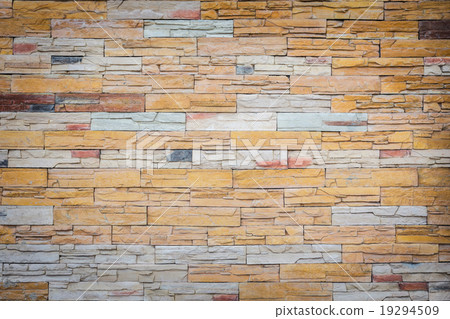 Pattern of travertine natural stone wall texture and background 19294509