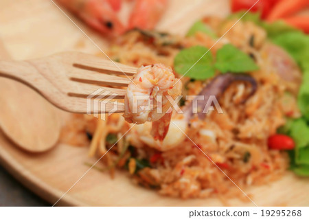 Fried rice with seafood Fried rice with seafood 19295268