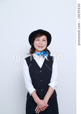 Working woman in her 60's Working woman in her 60's 19295830