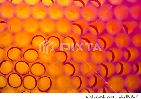 Blurred bright orange bubbles Blurred bright orange bubbles 19296917