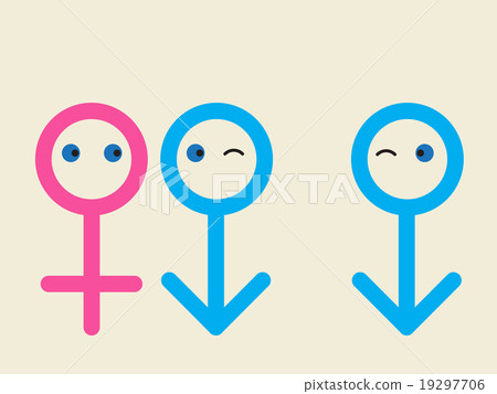 stick figures as couple male 19297706