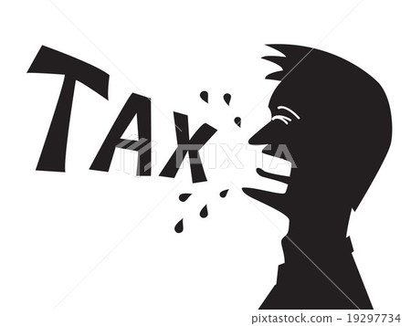 The man shouting about his tax. The man shouting about his tax. 19297734
