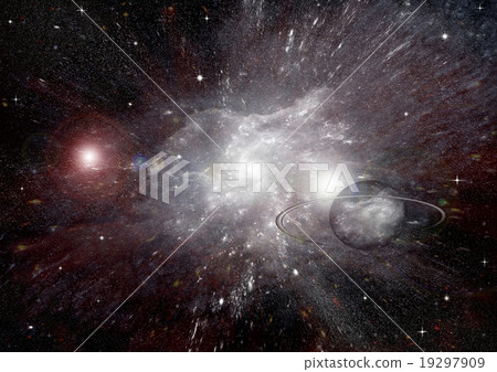 galaxy in a free space 19297909