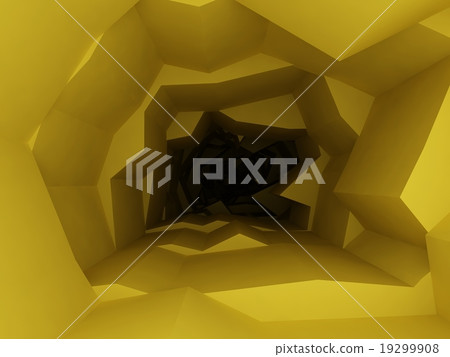 yellow abstract interior space  19299908