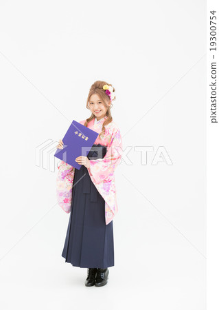 女大學生 畢業生 畢業 19300754
