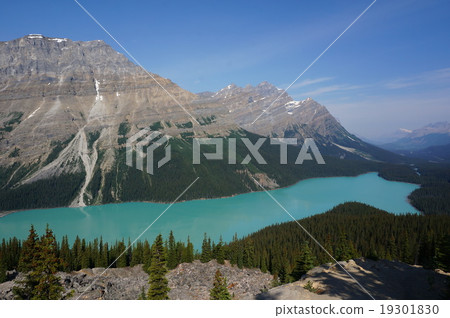 Canadian Rocky Peit Lake Canadian Rocky Peit Lake 19301830