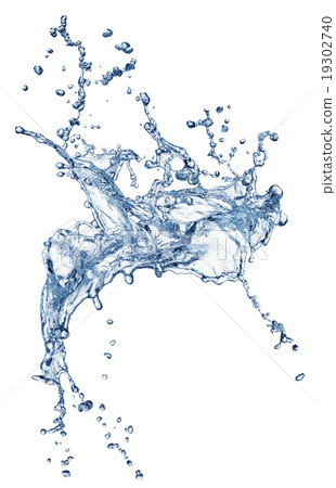 blue water splash isolated blue water splash isolated 19302740