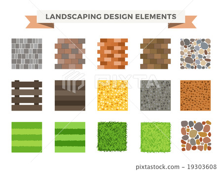 Landscaping garden design elements 19303608