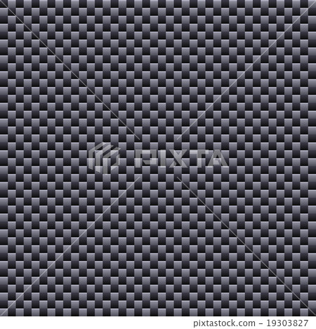Carbon Seamless Fiber Background. Vector 19303827