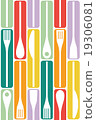 Cutlery and cooking icons 19306081