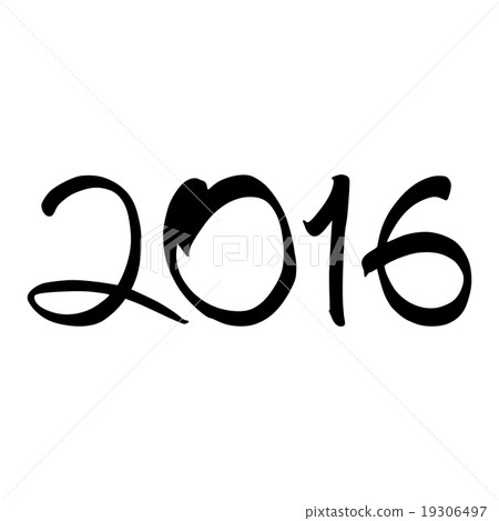 Happy new year 2016 text design Happy new year 2016 text design 19306497