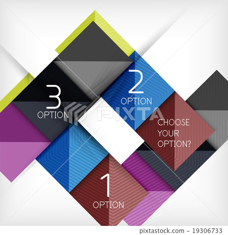 Paper style design templates, square abstract Paper style design templates, square abstract 19306733