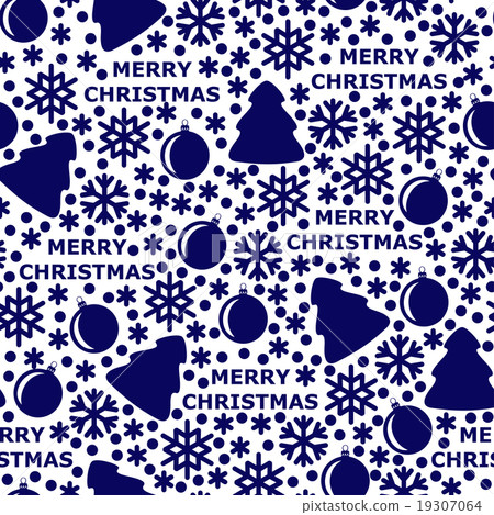 Merry Christmas pattern seamless - Stock Illustration [19307064] - PIXTA